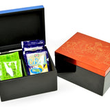 Tea Box, 2 Compartments, One Line Singapore (Singapore Skyline)
