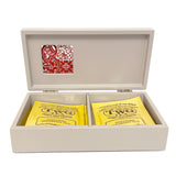 Tea Box, 2 Compartments, Harmony Tapestry