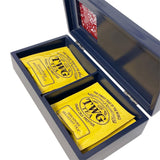 Tea Box, 2 Compartments, Harmony Tapestry