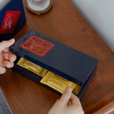 Tea Box, 2 Compartments, Harmony Tapestry