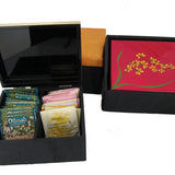 Tea Box (2 compartments), Orchid