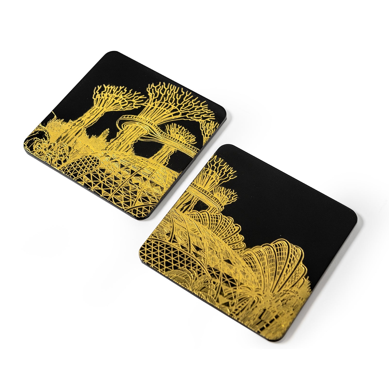 Coasters, Set of 2, Through the Looking Glass (Qua x ART:DIS) - Qua | Distinctive Gifts