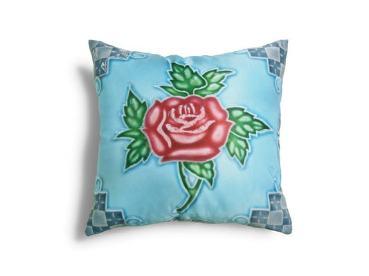 Cushion Cover, Peranakan (Red Rose) - Qua | Distinctive Gifts