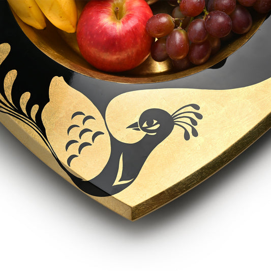 Fruit Bowl, The Golden Peacock - Qua | Distinctive Gifts