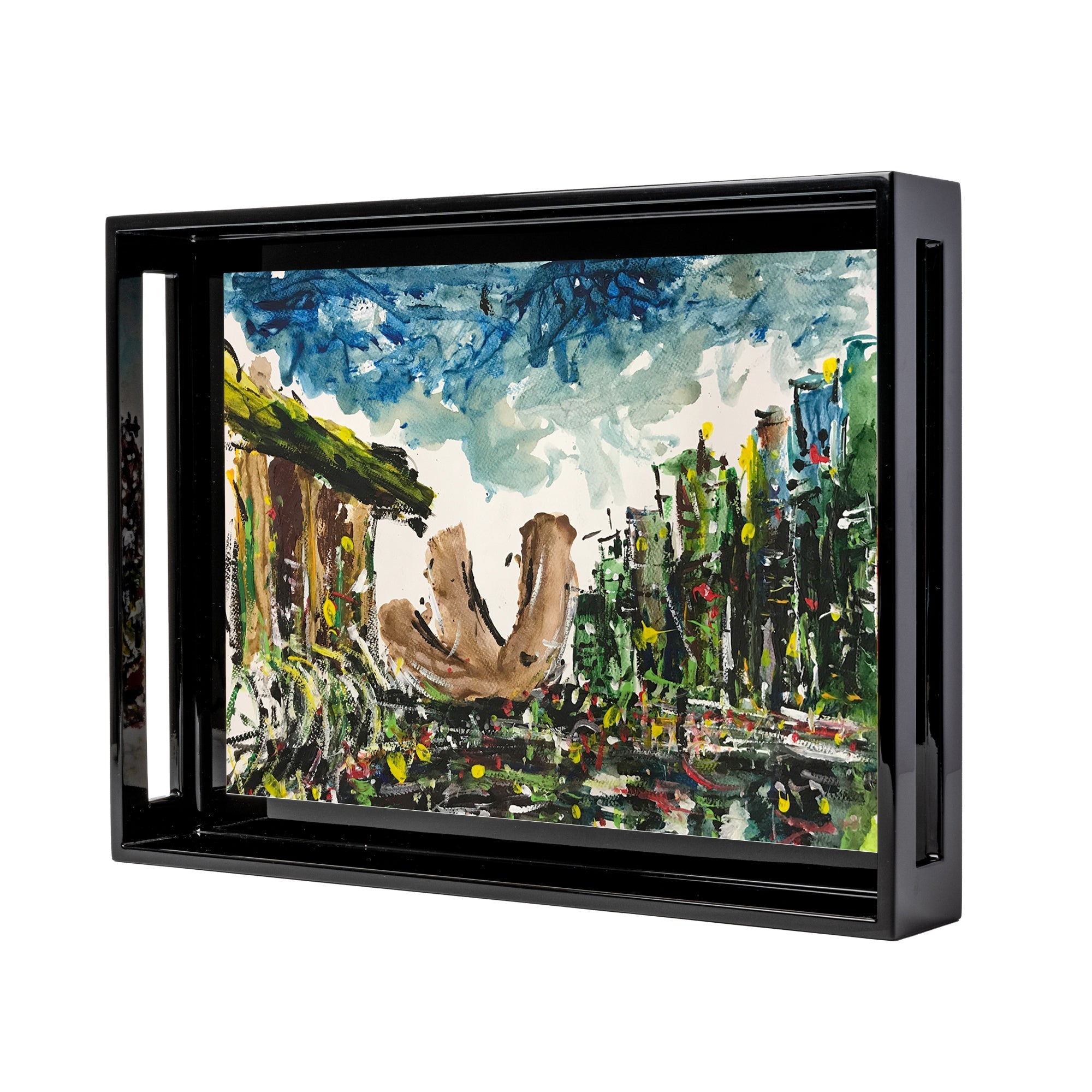 Serving Tray, Singapore City (Qua x ART:DIS) - Marina Bay Sands - Qua | Distinctive Gifts