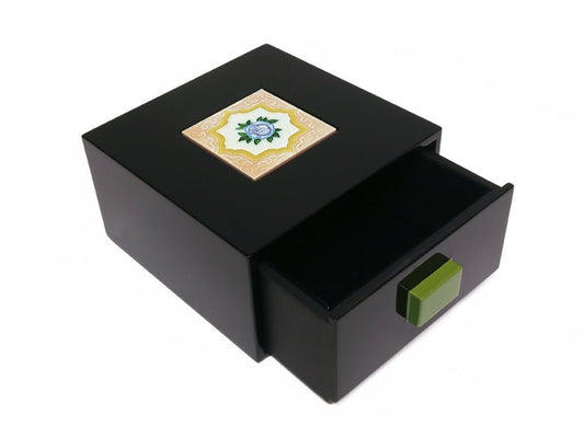 Treasure Box, Peranakan (Purple Rose) - Qua | Distinctive Gifts