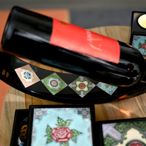 Wine Holder, Peranakan - Qua | Distinctive Gifts