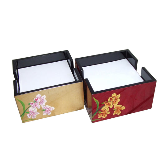 Notelet Holder, Orchid - Qua | Distinctive Gifts