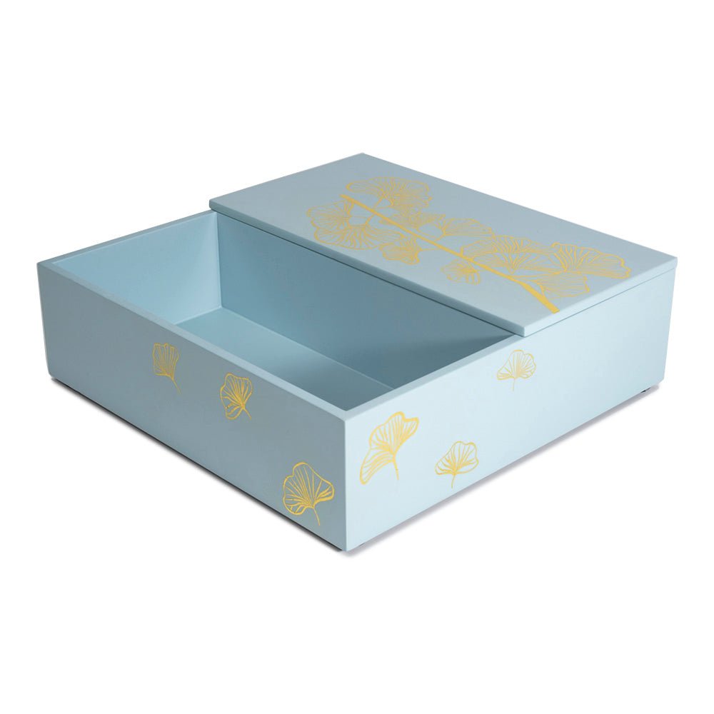 Serving Tea & Snack Box, Ginkgo - Qua | Distinctive Gifts