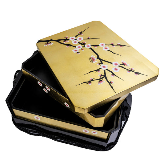 Tiffin Carrier Box, Cherry Blossom - Qua | Distinctive Gifts