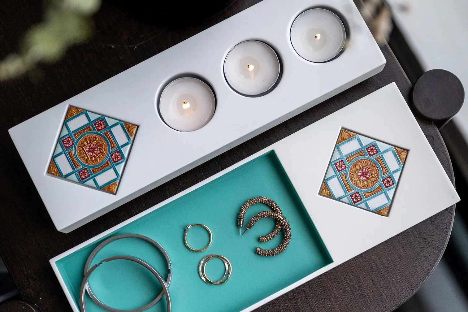 Candle & Wine Holders
