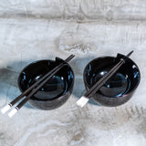 Dining Bowl Set of 2, Gemstones