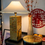 Table Lamp, Persimmons & Birds