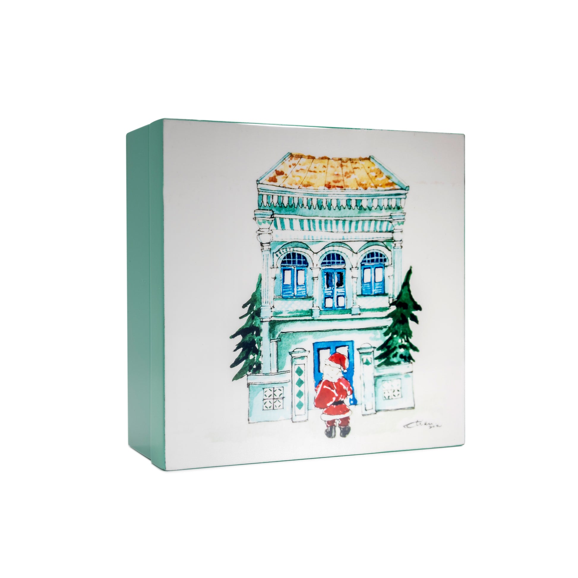 Trinket Box, A Christmas Trail (Santa)