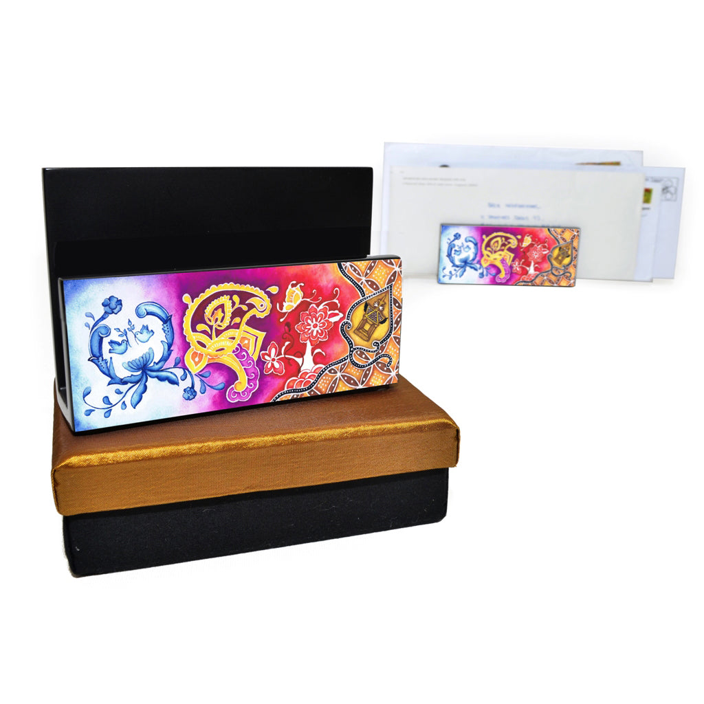 Letter Rack Gold Letter Rack, Harmony - Qua | Distinctive Gifts – Qua | Distinctive ...