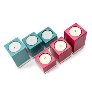 Tealight Holder Set of 3, Just Colour