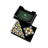 Business Card Box (Red Peony) - Peranakan