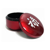 Round Trinket Box with Mother of Pearl Inlaid, Zodiac (Fu, Lu, Shou)