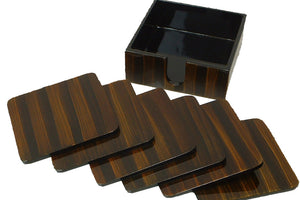 Coaster Set of 6, Gemstones