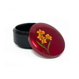 Round Trinket Box, Orchid