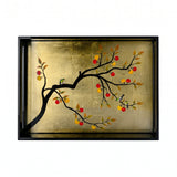 Rectangle Serving Tray - Persimmons & Birds
