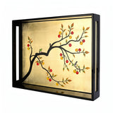 Rectangle Serving Tray - Persimmons & Birds