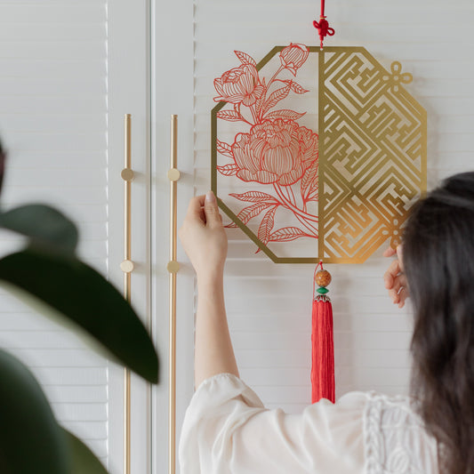 Wall Hanging, Blossoms of Wealth