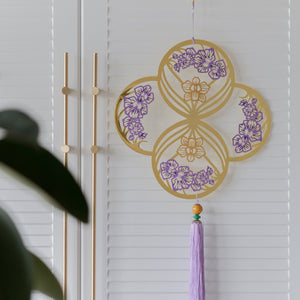 Wall Hanging, Orchid Serenity