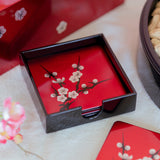 Coasters, Set of 4, Cherry Blossom