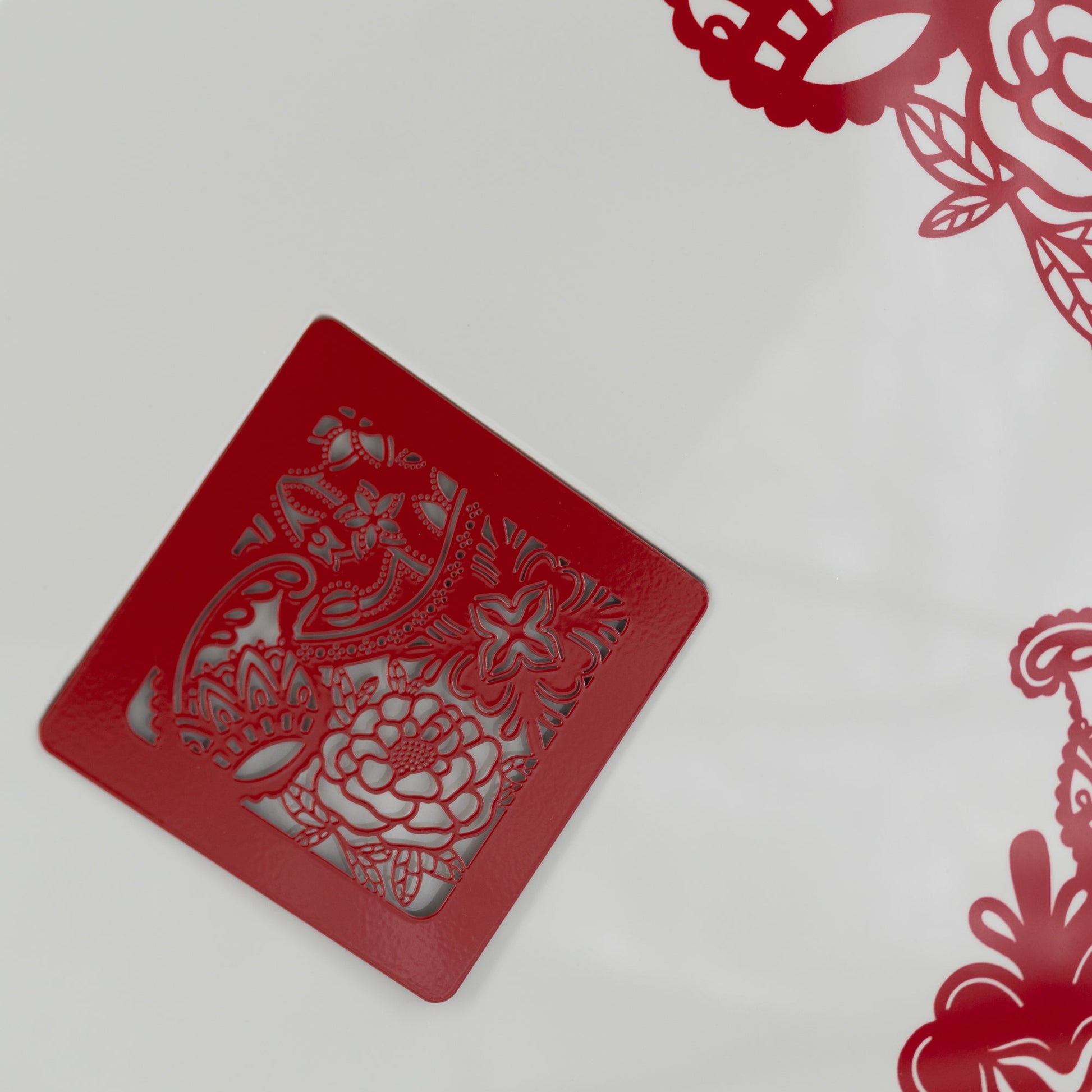 Display Plate with Stand, Harmony Tapestry