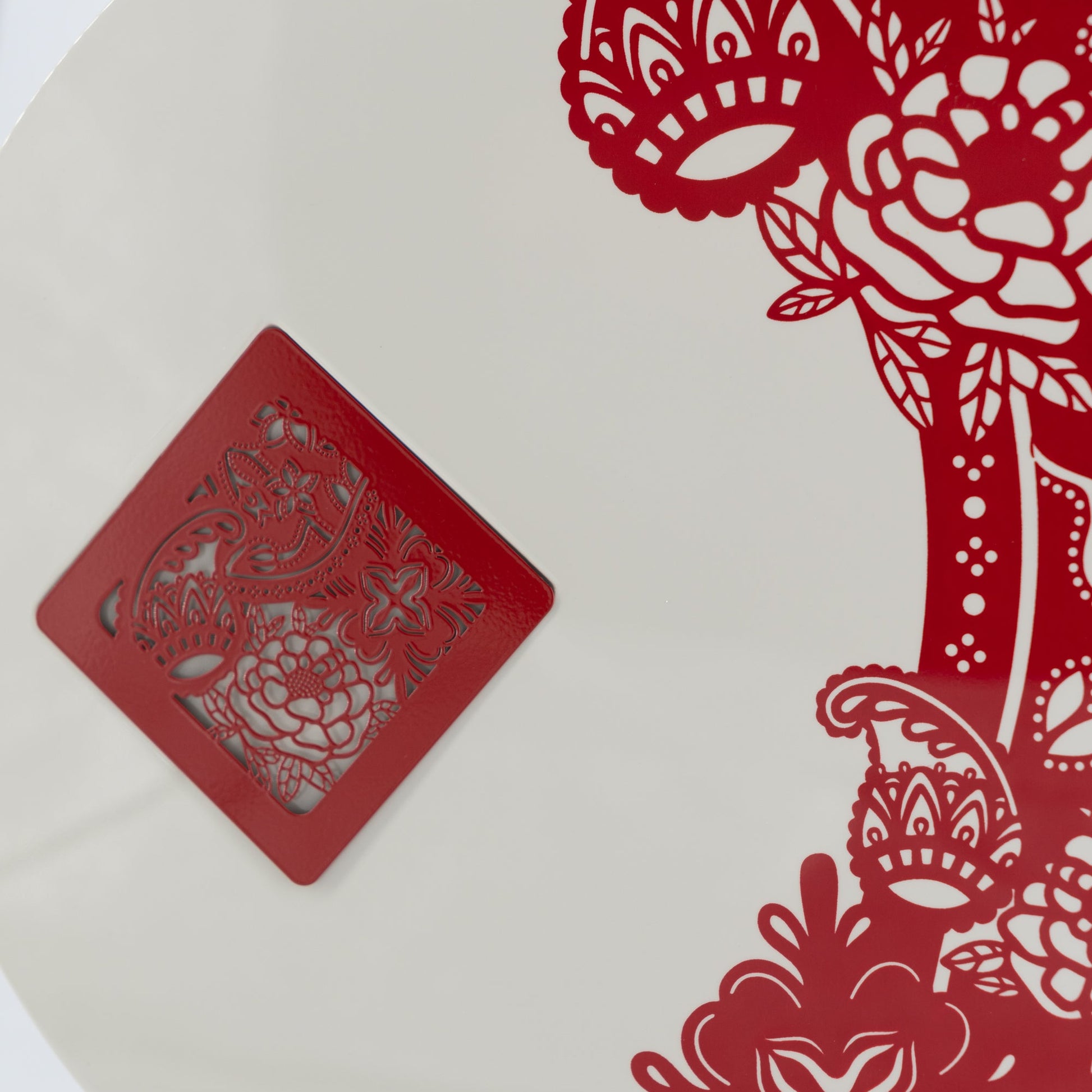Display Plate with Stand, Harmony Tapestry