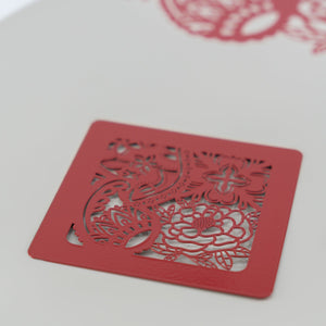 Display Plate with Stand, Harmony Tapestry