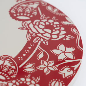 Display Plate with Stand, Harmony Tapestry