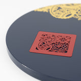 Display Plate with Stand, Harmony Tapestry