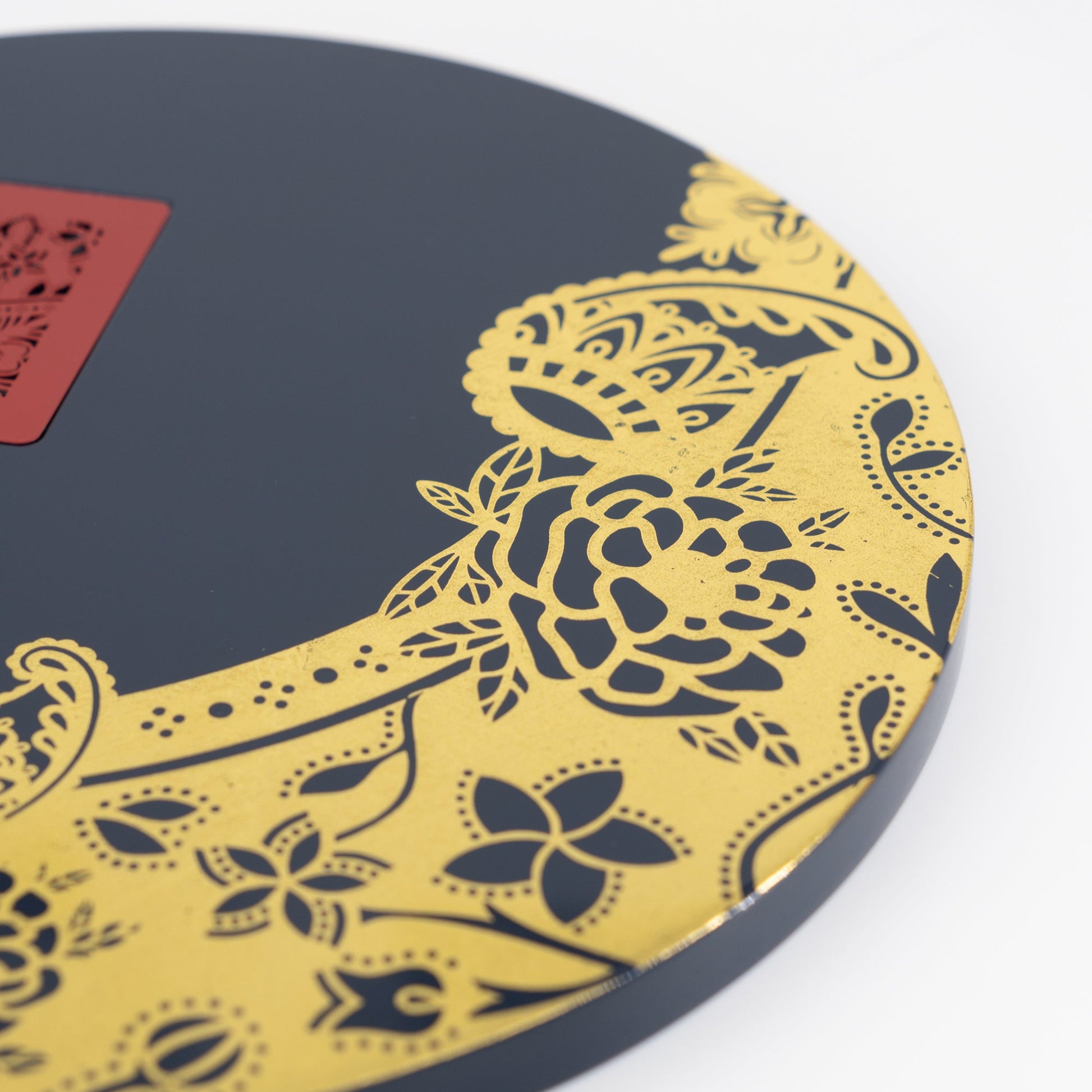 Display Plate with Stand, Harmony Tapestry