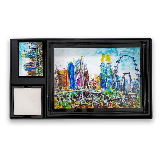 Desk Set (L), Singapore City (Qua x ART:DIS) - Singapore Flyer