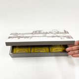 Tea Box with 3 compartments, River Tales (Qua x ART:DIS)