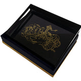Serving Tray, One Line Singapore (Singapore Skyline)