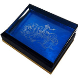 Serving Tray, One Line Singapore (Singapore Skyline)