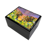 Tea Box, 2 Compartments (Jewel Within) - City In Blossom