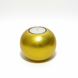 Tealight Holder (L), Gemstones (Gold)