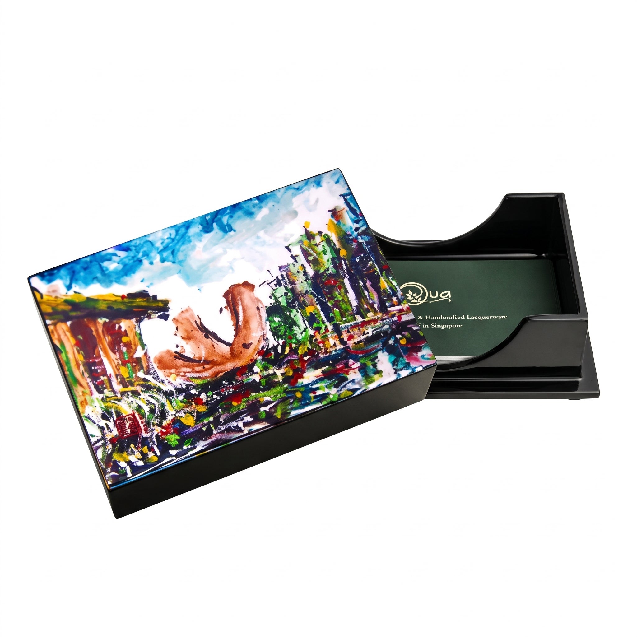 Business Card Box, Singapore City (Qua x ART:DIS) - Marina Bay Sands - Qua | Distinctive Gifts