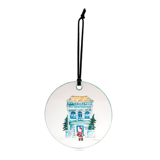 Christmas Ornaments, Set of 2, A Singapore Christmas Trail (Santa) - Qua | Distinctive Gifts