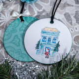 Christmas Ornaments, Set of 2, A Singapore Christmas Trail (Santa) - Qua | Distinctive Gifts
