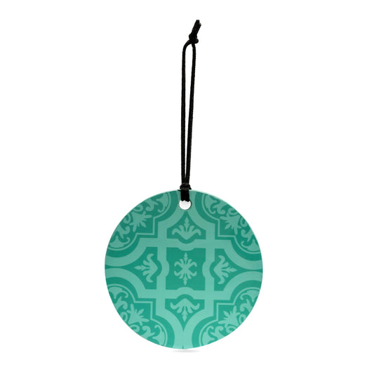 Christmas Ornaments, Set of 2, A Singapore Christmas Trail (Santa) - Qua | Distinctive Gifts