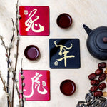 Coaster (each), Zodiac(Pig) - Qua | Distinctive Gifts