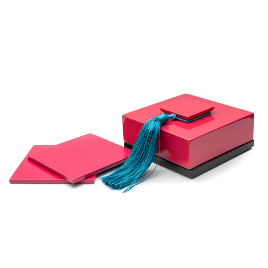 Coaster Set of 4, Just Colour - Qua | Distinctive Gifts