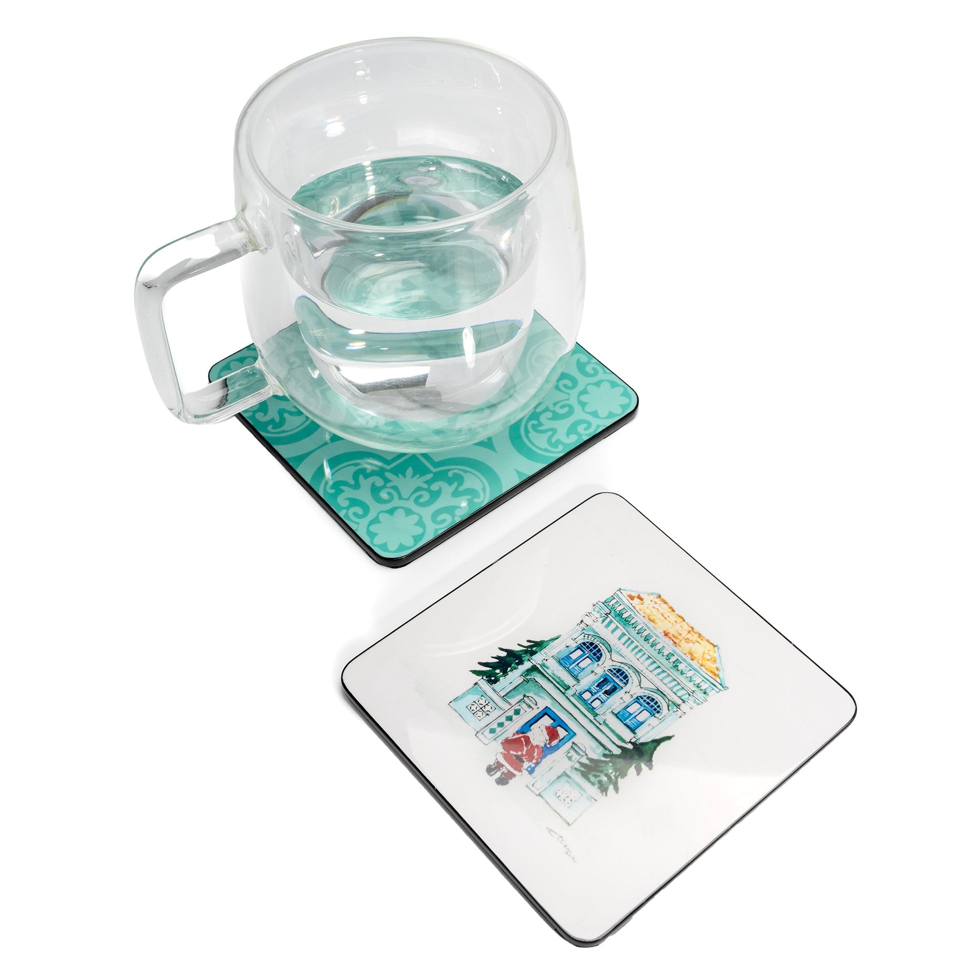 Coaster Set of 5, A Singapore Christmas Trail - Qua | Distinctive Gifts