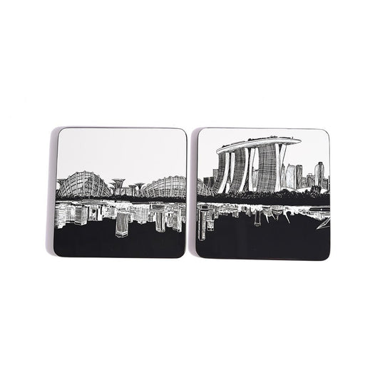 Coasters, Set of 2, River Tales (Qua x ART:DIS) - Qua | Distinctive Gifts