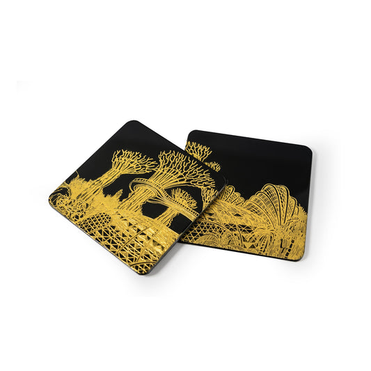 Coasters, Set of 2, Through the Looking Glass (Qua x ART:DIS) - Qua | Distinctive Gifts